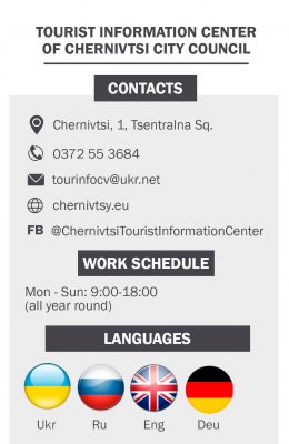 Tourist Information Center of Chernivtsi City Council