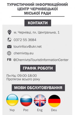 Туристичний інформаційний центр Чернівецької міської ради